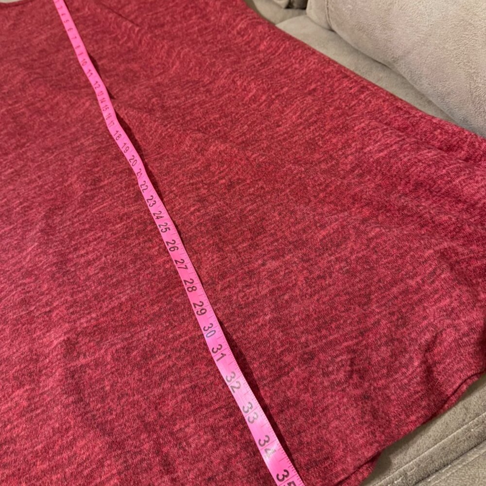 Tacera Women’s Dress, Burgundy with pearl accents, Size 1X - Picture 6 of 6